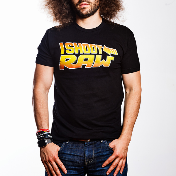 I SHOOT RAW "Back to the Future" Tee
