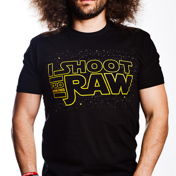 I SHOOT RAW Space Tee