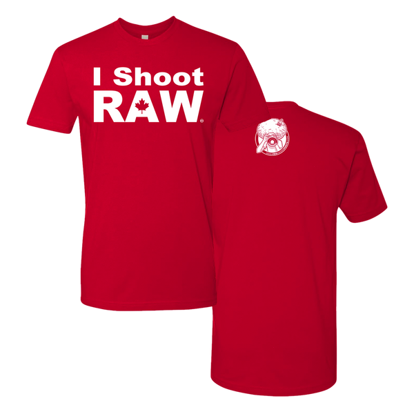 Oh CANADA I SHOOT RAW Tee | T-Shirts | FROKNOWSPHOTO